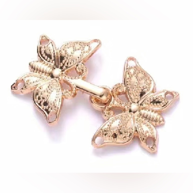 Nwot Adjustable Waist Tightener Clips Gold Color